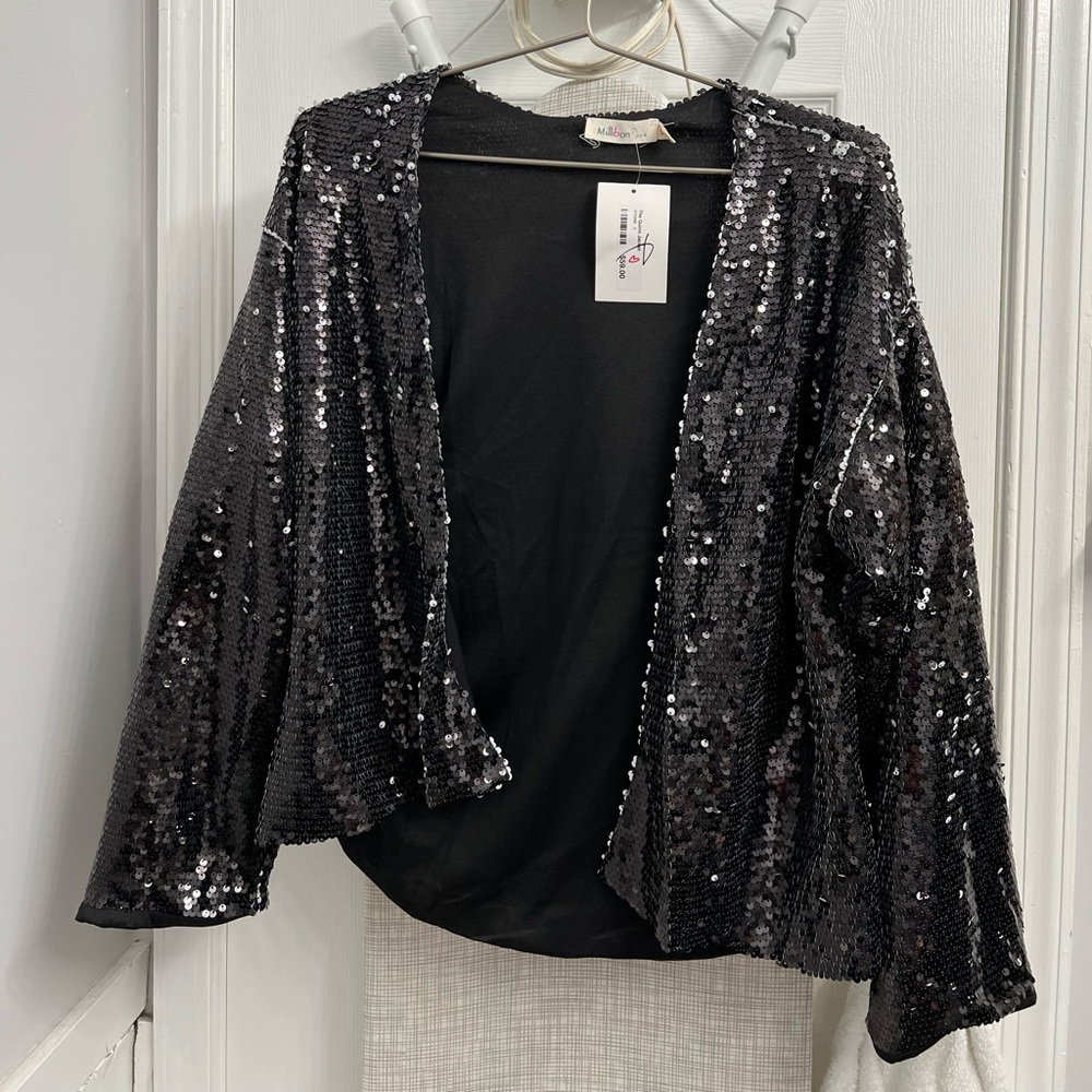 Black Sequin Jacket